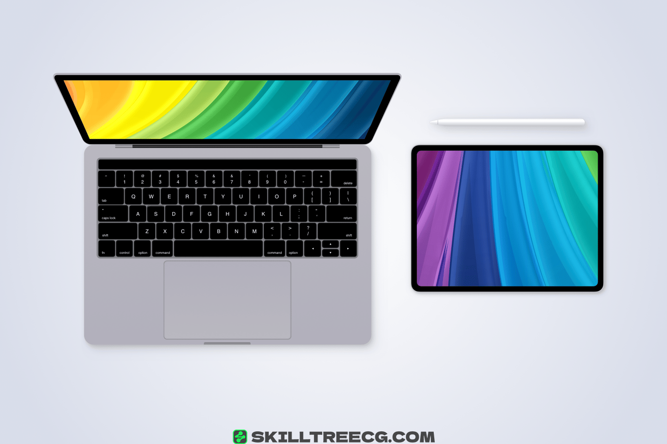 图片[3]-Apple Mobile Devices top view – 2 Sketch Mockups（036605）-技能树